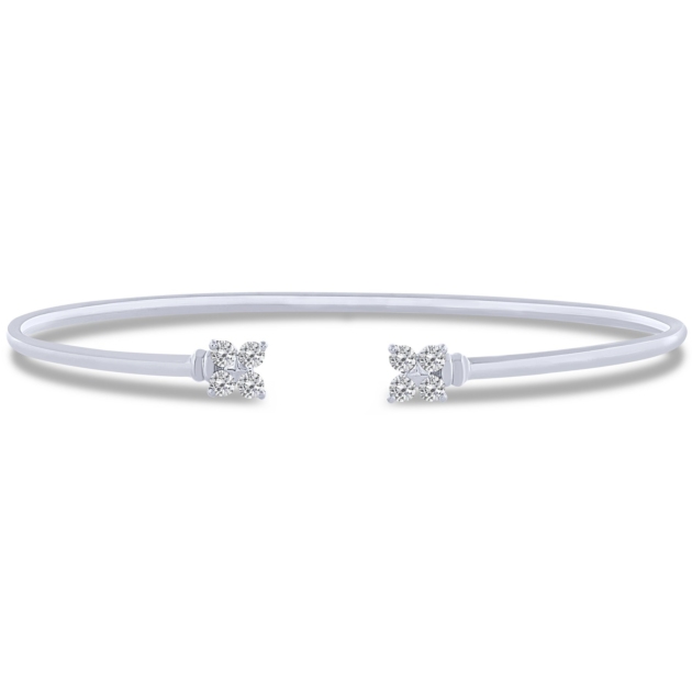 0.40CT FLEXIBLE BANGLE BRACELET