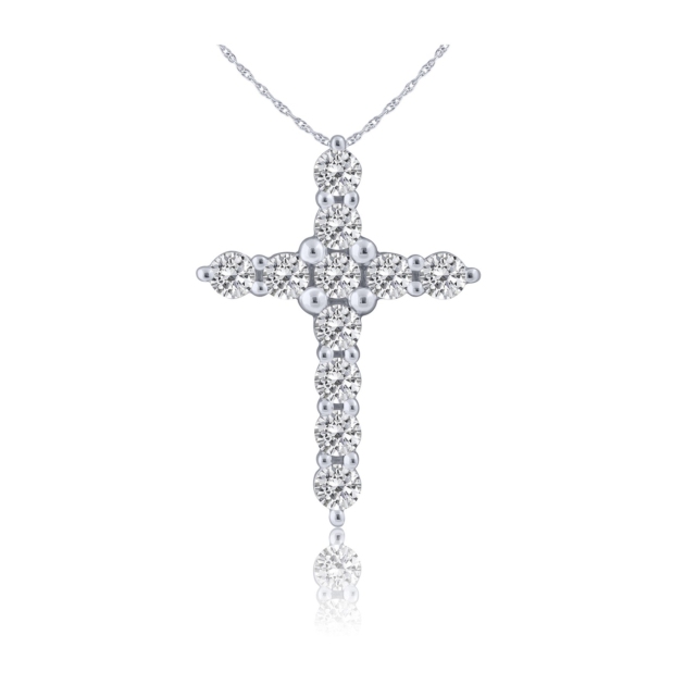 0.50CT 11 STONE DIAMOND CROSS