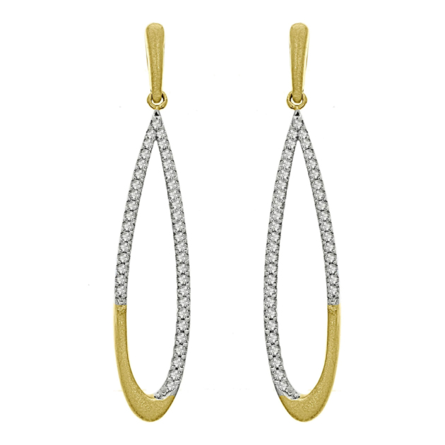 0.33CT DIAMOND DROP EARRINGS