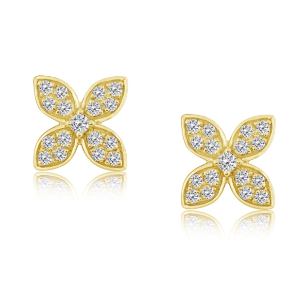 0.33CT DIAMOND FASHION STUD EARRINGS