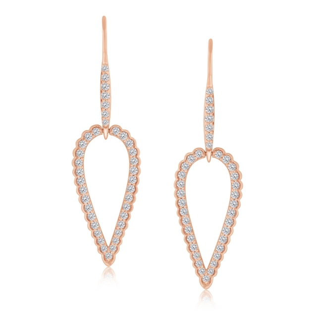 0.50CT DIAMOND DROP EARRINGS