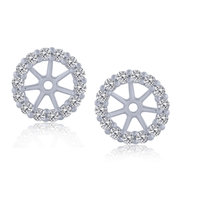 0.30CT PINWHEEL EARRINGS JACKETS