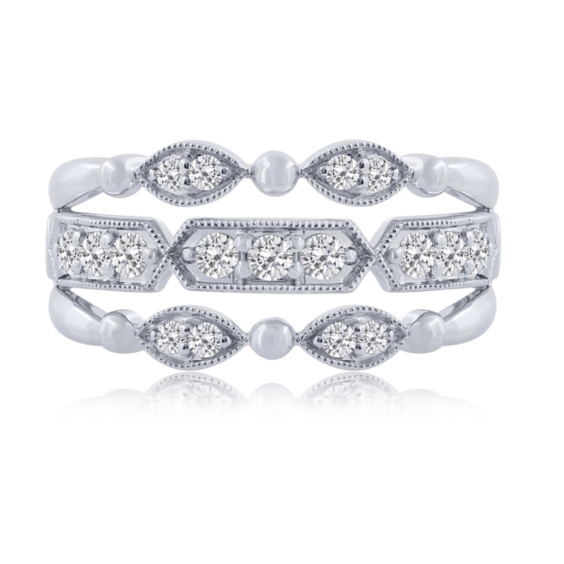 0.50CT VINTAGE DIAMOND BAND