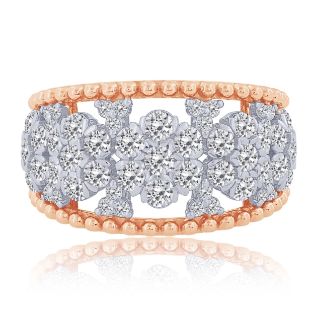 2.00CT TWO TONE DIAMOND FASHION BAND