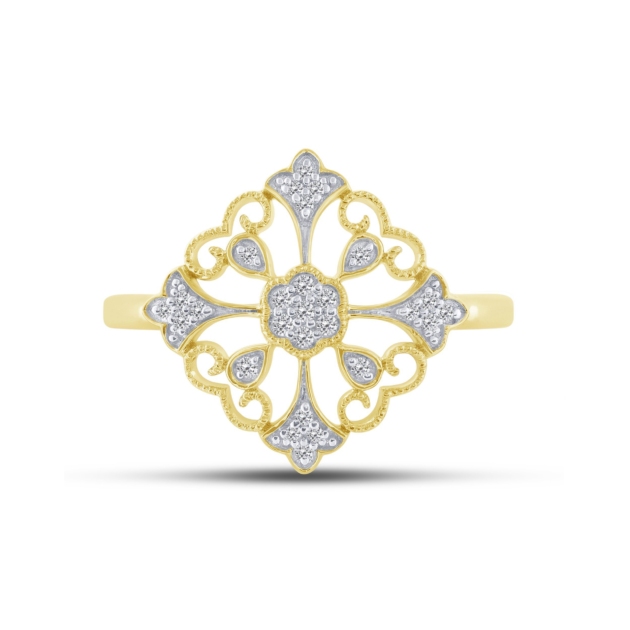 0.10CT DIAMOND FASHION RING