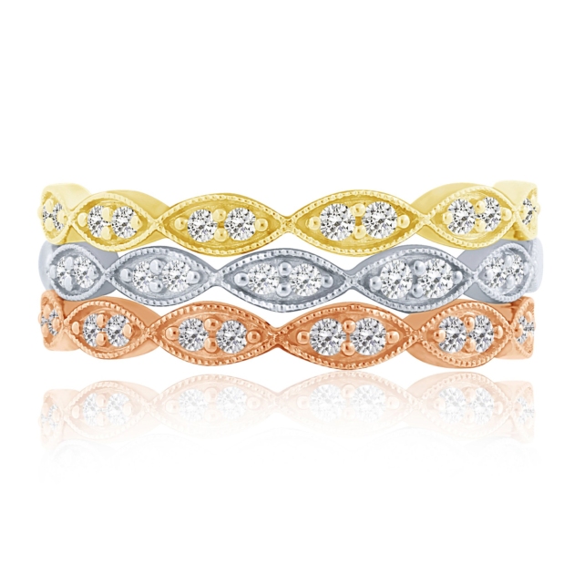 0.50CT (SET) STACKABLE- SOLD INDIVIDUALLY