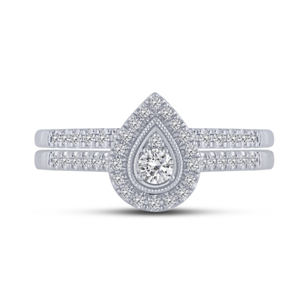 0.33CT PETITE WEDDING SET