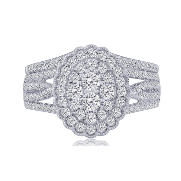 1.00CT MULTI - STONE CENTER