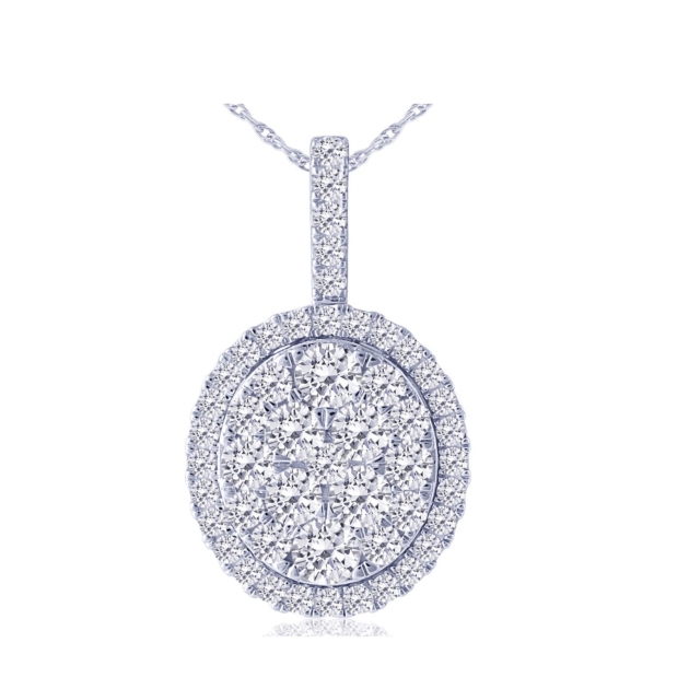 0.75CT COMPOSITE DIAMOND PENDANT