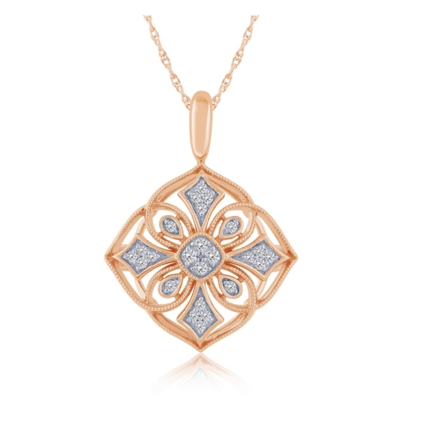 0.10CT DIAMOND FASHION PENDANT