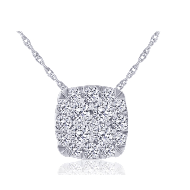 0.50CT COMPOSITE DIAMOND PENDANT