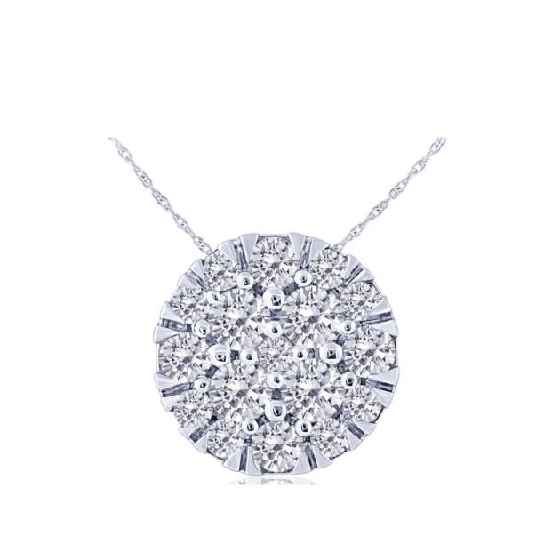 0.50CT COMPOSITE DIAMOND  PENDANT