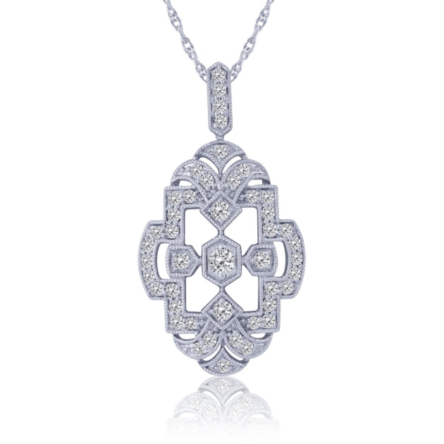 0.40CT VINTAGE DIAMOND PENDANT