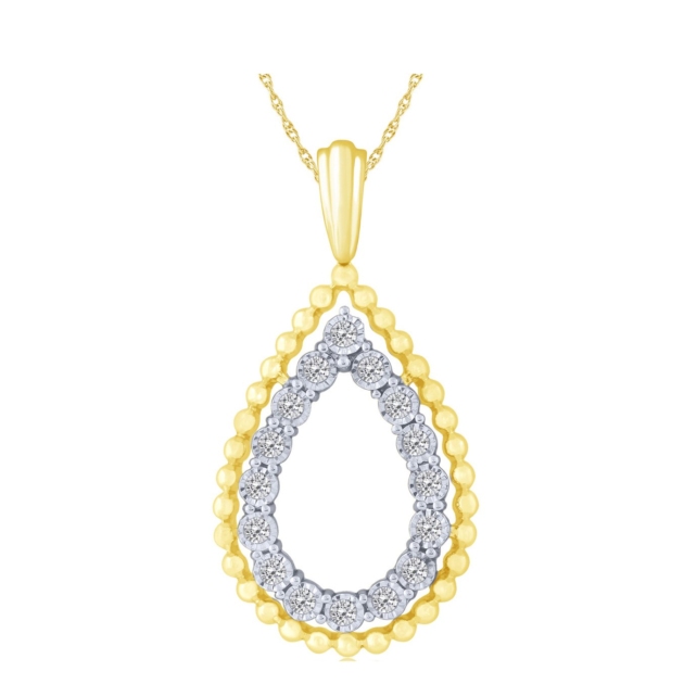 0.25CT DIAMOND FASHION PENDANT