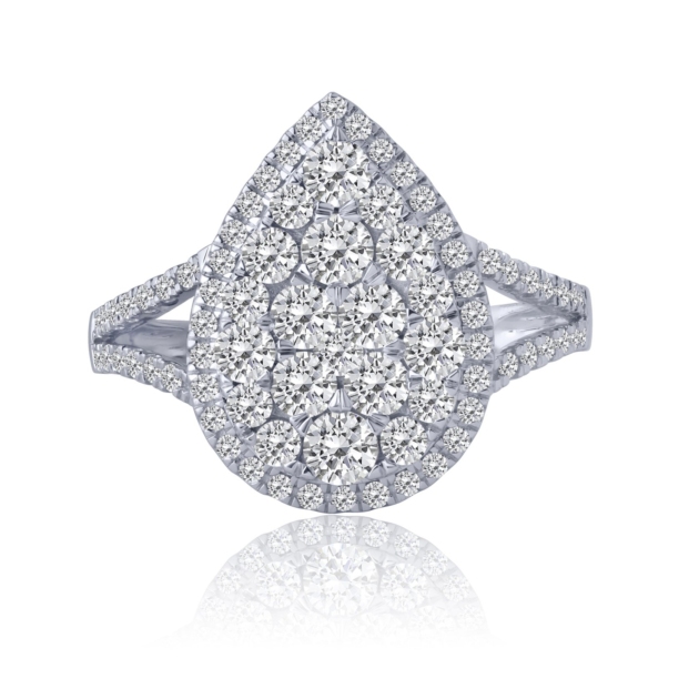 1.38CT COMPOSITE DIAMOND RING