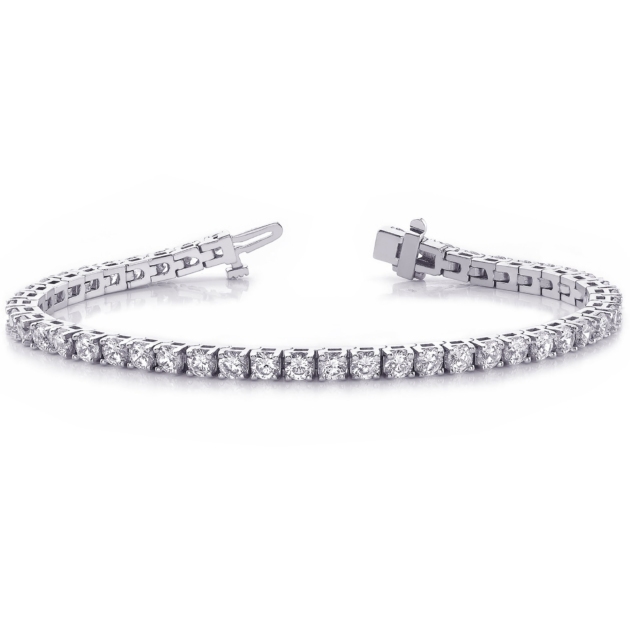 4.00CT 4 PRONG DIAMOND BRACELET
