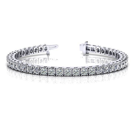 5.00CT 4 PRONG DIAMOND BRACELET