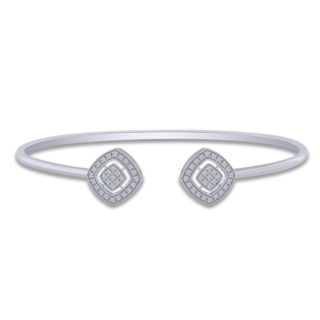 0.25CT FLEXIBLE BANGLE BRACELET