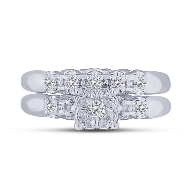 0.23CT TRADITIONAL WEDDING SET